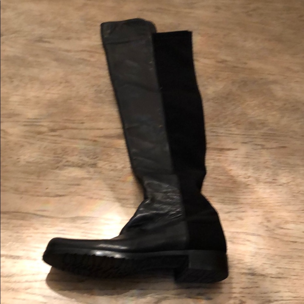 Stuart Weirzman Black 50/50 Boots